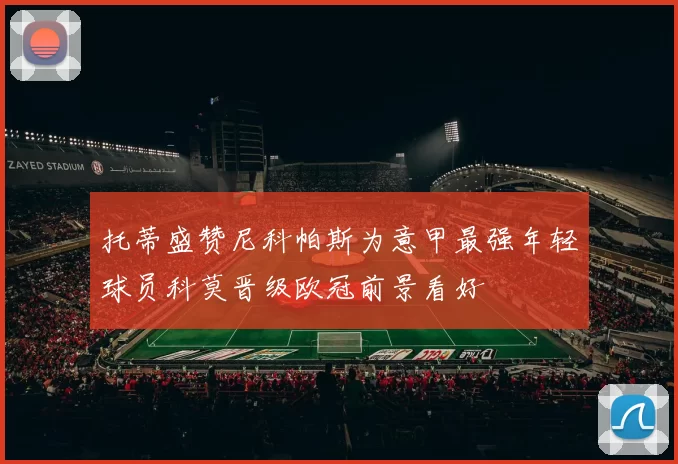 托蒂盛赞尼科帕斯为意甲最强年轻球员科莫晋级欧冠前景看好